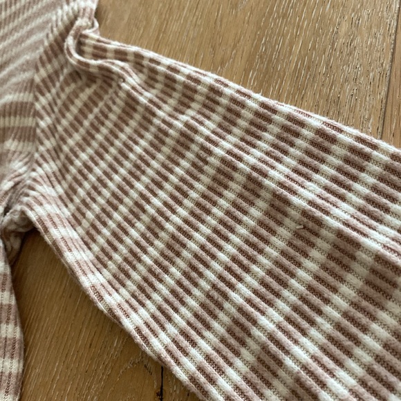 LUCKY BRAND 🍀 lace front striped woven top (M) - Picture 10 of 15